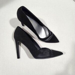 Nine West Treasur 2 Black Pointed Toe Heels Size 10